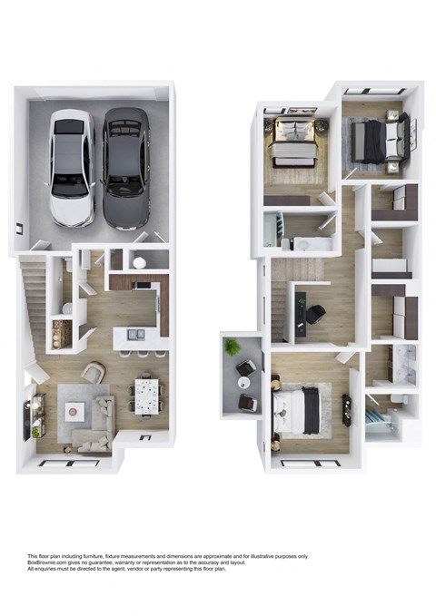 The Ash Three Bedroom Townhome
